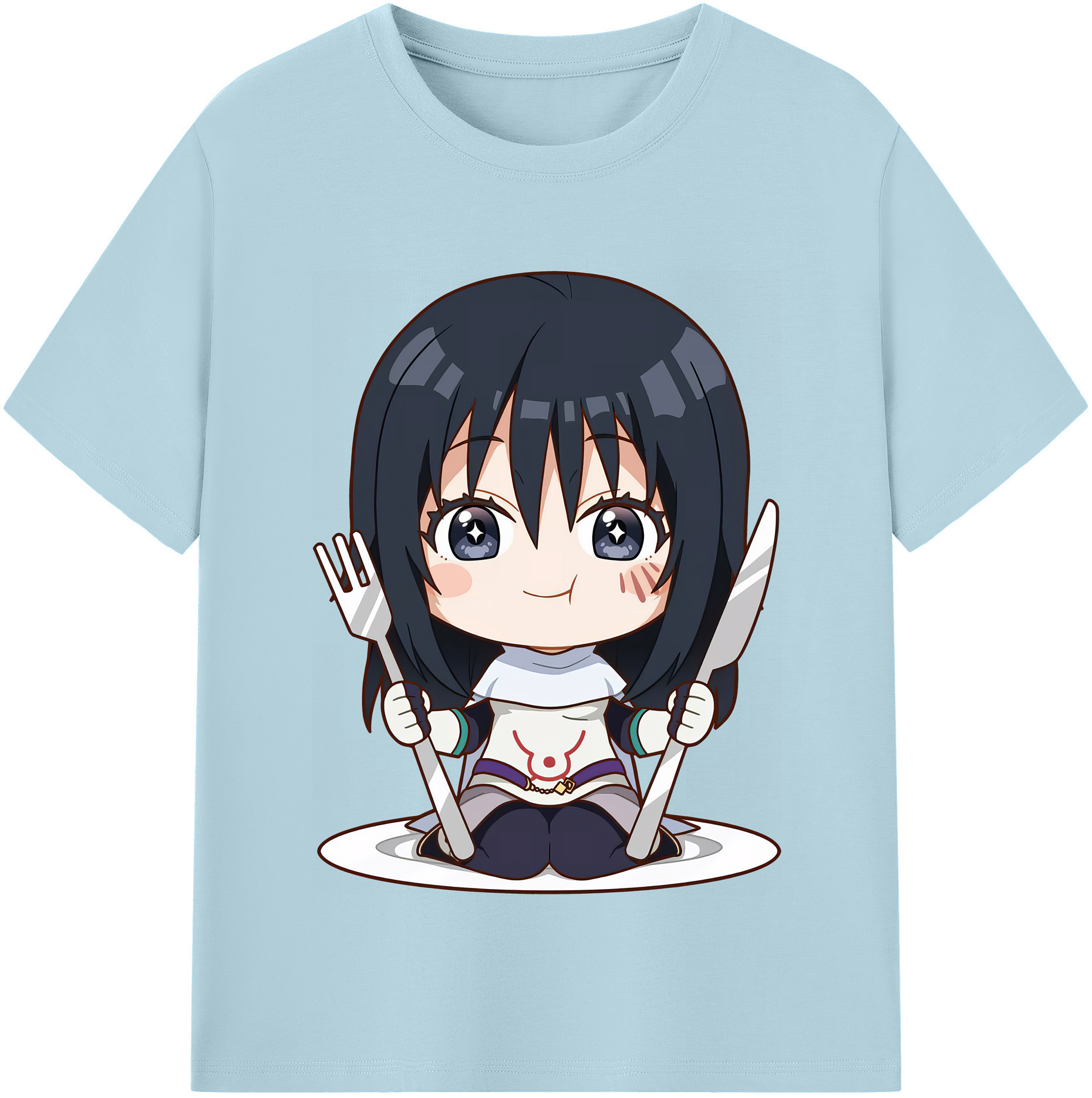 （画像用） 転スラ Regarding Reincarnated to Slime 綿100％半袖Tシャツ（フロントプリント）